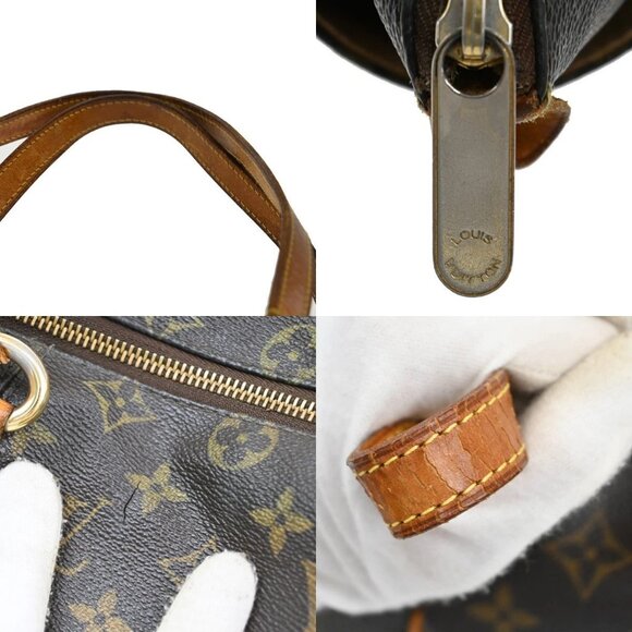 LOUIS VUITTON Logo Totally PM Shoulder Bag Monogram Leather Brown - Picture 15 of 16